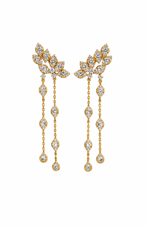 Fiona Long Tassel Earrings